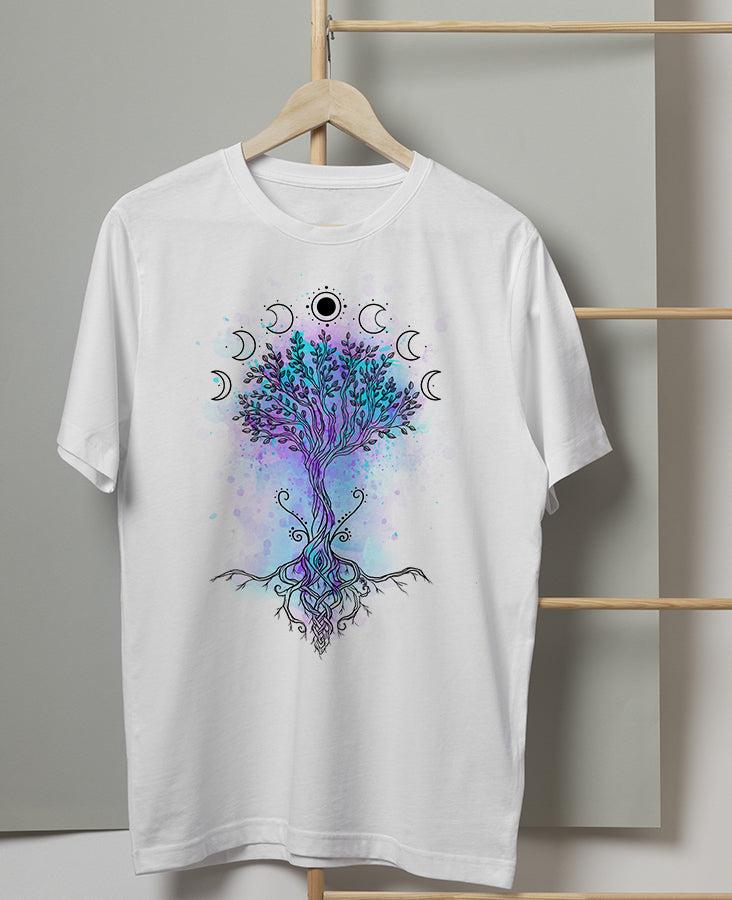 Moon Tree T-Shirt | Midnight Art