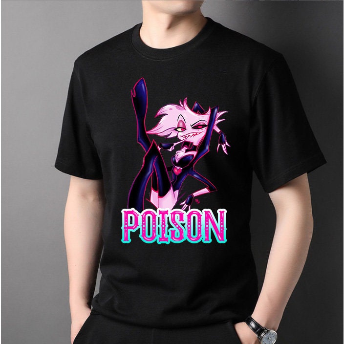 Angel Dust Hazbin Hotel T-shirt Unisex – Illustrazione Originale | Midnight Art