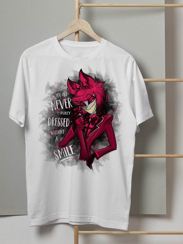 Alastor Hazbin Hotel T-shirt Unisex – Illustrazione Originale | Midnight Art