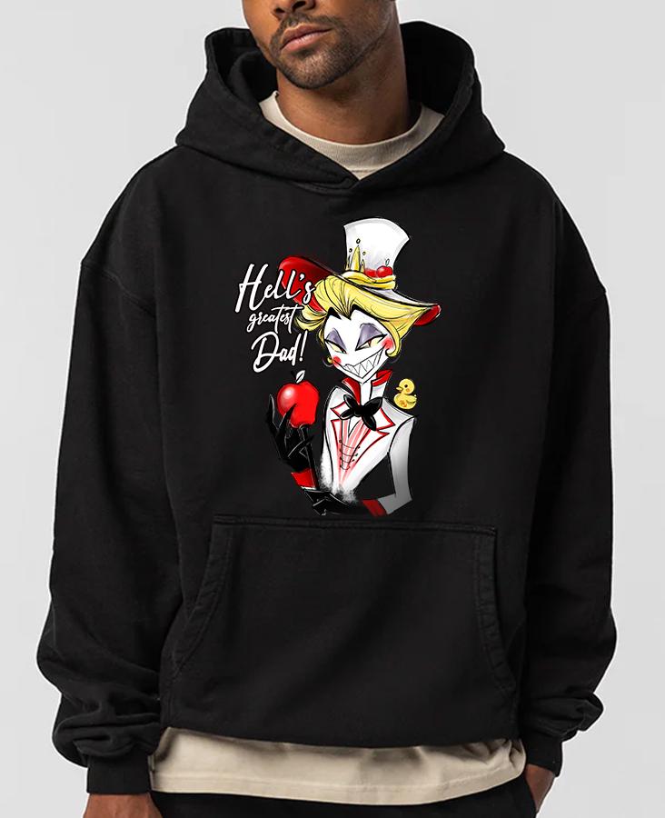 Hazbin Hotel & Helluva Boss Hoodie Unisex – Illustrazione Originale | Midnight Art
