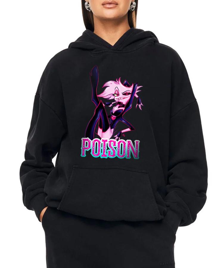 Hazbin Hotel & Helluva Boss Hoodie Unisex – Illustrazione Originale | Midnight Art