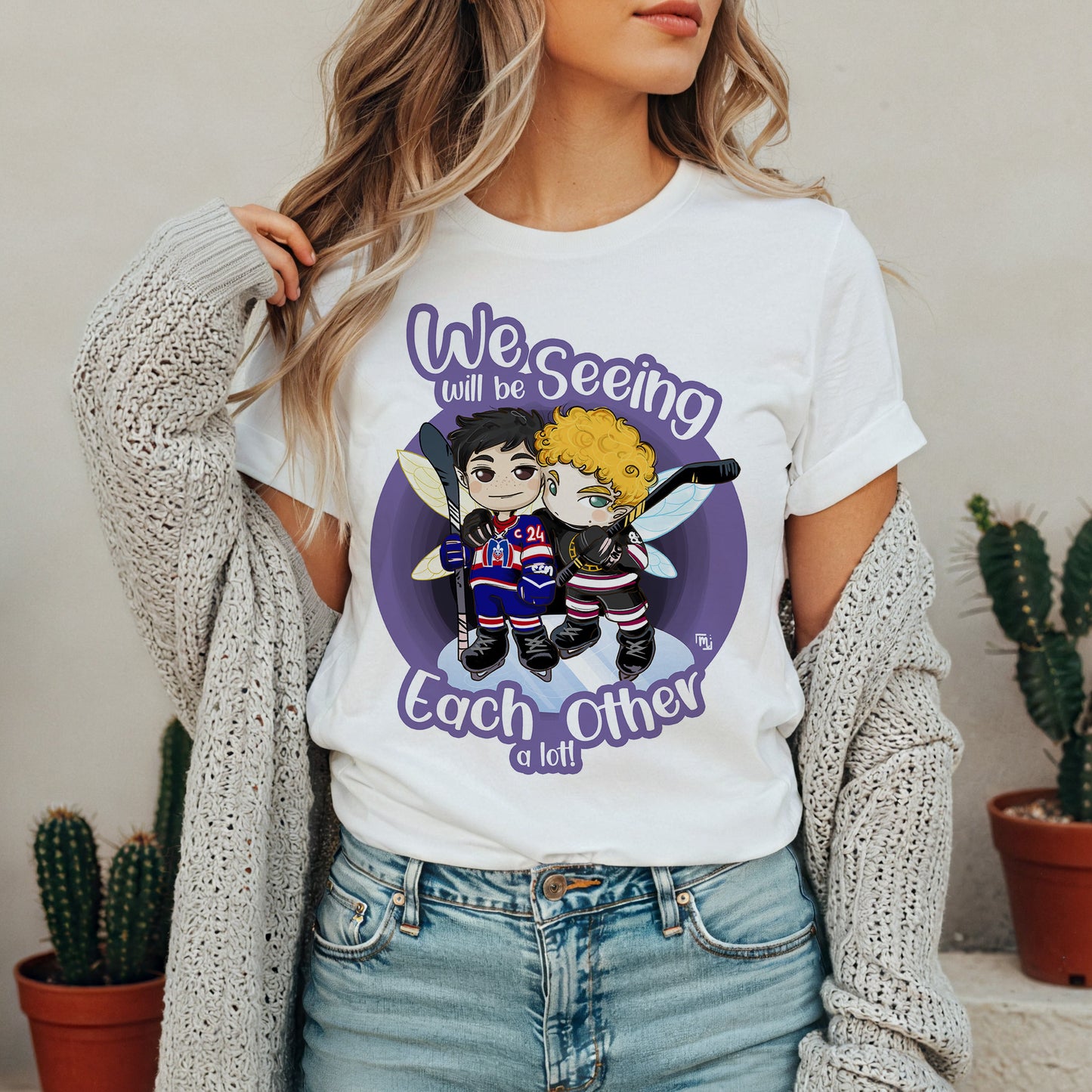 Ember & Ice - Heated Rivalry T-shirt Donna