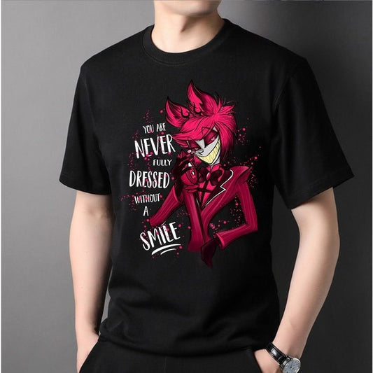Alastor Hazbin Hotel T-shirt Unisex – Illustrazione Originale | Midnight Art