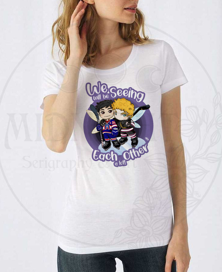 Ember & Ice - Heated Rivalry T-shirt Donna