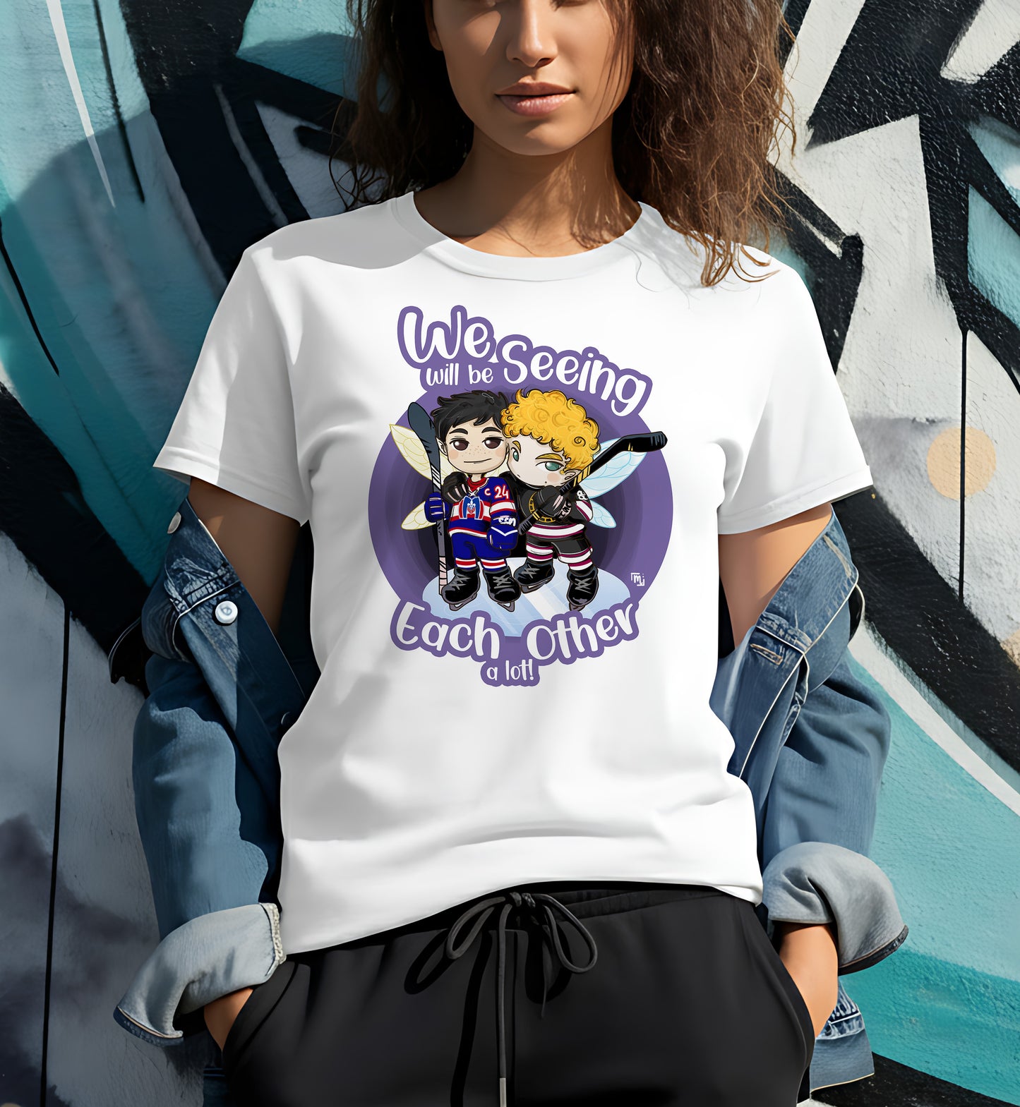 Ember & Ice - Heated Rivalry T-shirt Donna