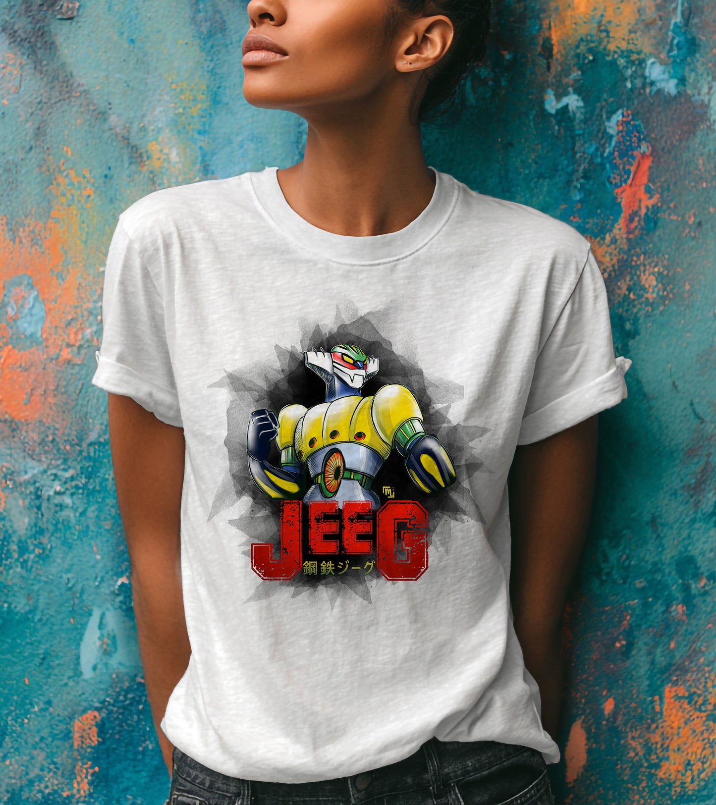 T-shirt Jeeg Robot d'Acciaio – Illustrazione Originale | Midnight Art