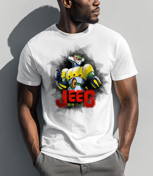 T-shirt Jeeg Robot d'Acciaio – Illustrazione Originale | Midnight Art