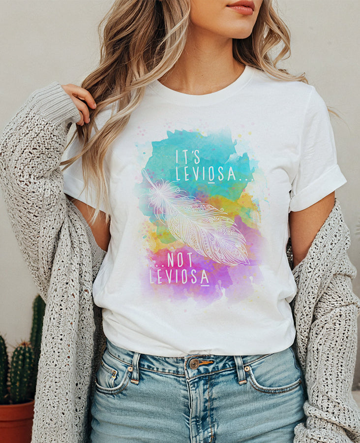 T-shirt Donna Leviosa – Illustrazione Originale | Midnight Art