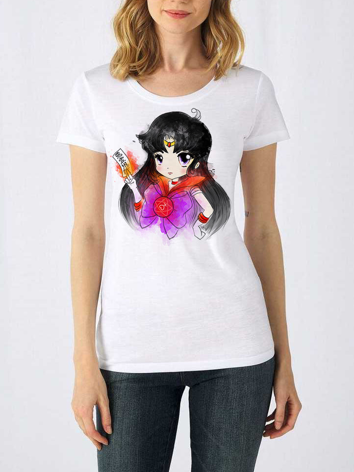 T-shirt Donna Sailor Moon – Illustrazione Originale | Midnight Art