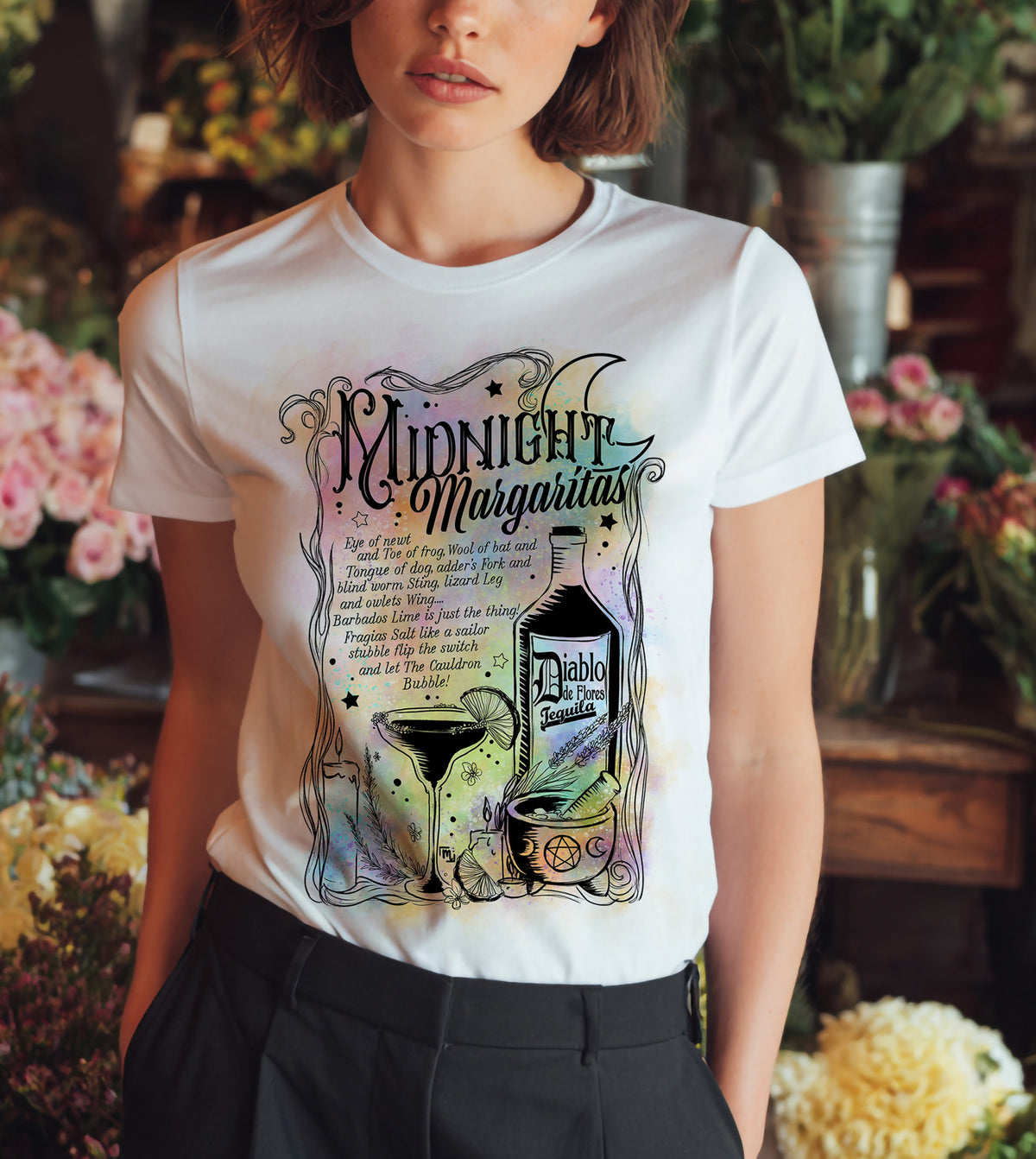Midnight Margaritas T-Shirt Donna e Unisex | Midnight Art
