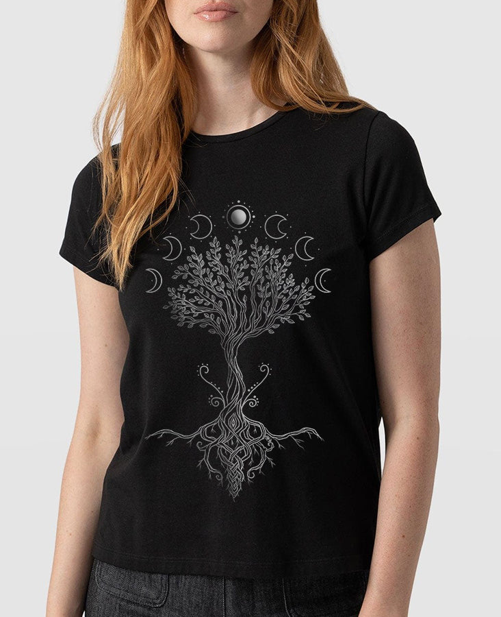 Moon Tree T-Shirt | Midnight Art