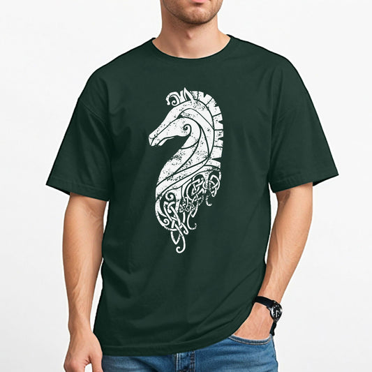 T-Shirt Unisex Rohan – Cavallo Bianco | Midnight Art