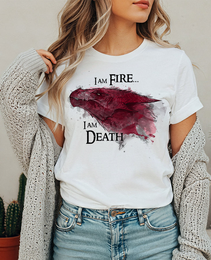 Smaug – I'm Fire, I'm Death T-Shirt Donna | Midnight Art