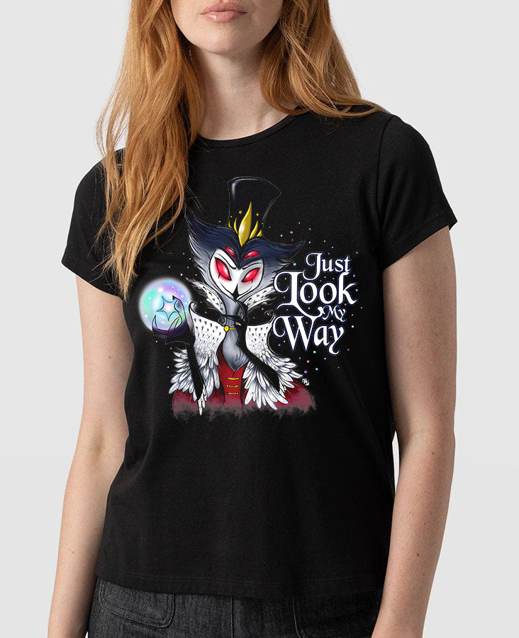 Stolas Helluva Boss T-Shirt Donna – Illustrazione Originale | Midnight Art