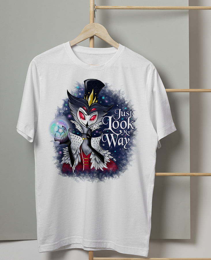 Stolas Helluva Boss T-Shirt Unisex – Illustrazione Originale | Midnight Art