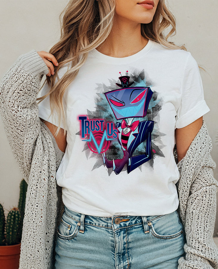 Vox Hazbin Hotel T-Shirt Donna – Illustrazione Originale | Midnight Art