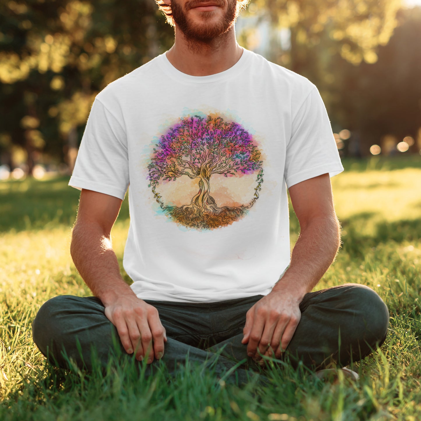 Yggdrasil T-Shirt Donna | Midnight Art
